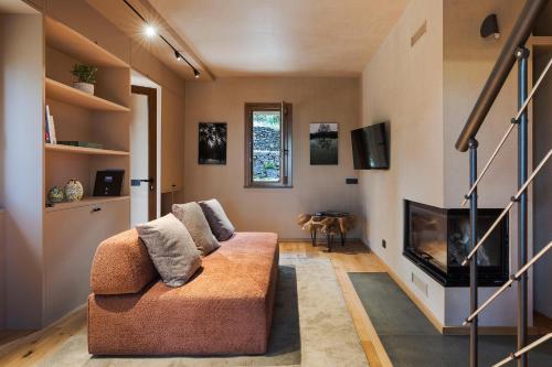 Posezení v ubytování Gebel House