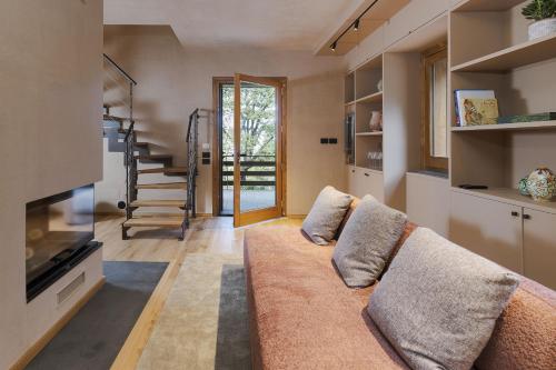 Posezení v ubytování Gebel House