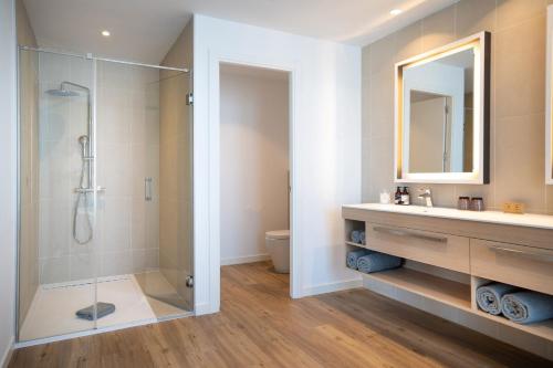 Salle de bains dans l'établissement INNSiDE by Meliá Madrid Valdebebas