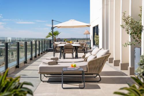 Balcon ou terrasse dans l'établissement INNSiDE by Meliá Madrid Valdebebas