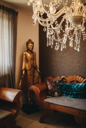 Posezení v ubytování Spa Residence Seibold