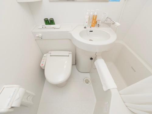 Bilik mandi di Super Hotel Yokohama Kannai