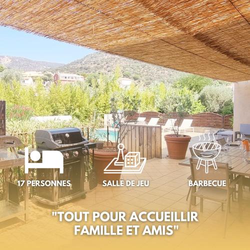 Villa Familiale Surequipée 16p Piscine Babyfoot Billard Boulodrome