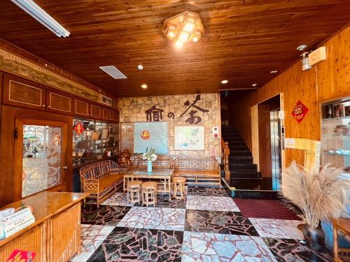 Kuchyň nebo kuchyňský kout v ubytování Chiayi Yipin Tea B&B