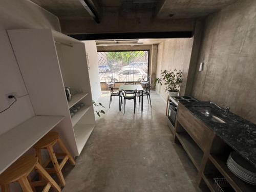 Kuchyň nebo kuchyňský kout v ubytování RESIDENCIA Docta