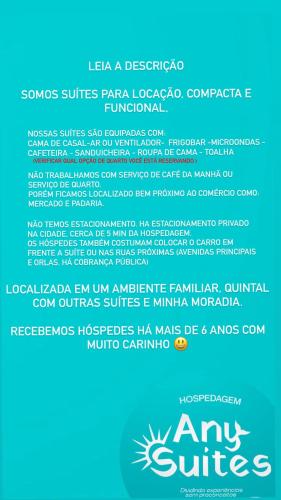 Gambar di galeri bagi Suítes da Any di Arraial do Cabo