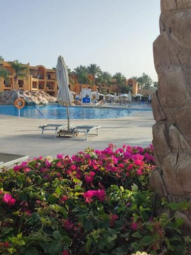 Stella de Mari chalet in Makadi with beach and pool view