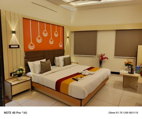 Cama o camas de una habitación en Hotel Sun Palace