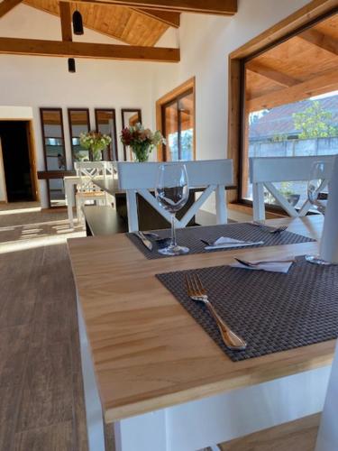 Posezení v ubytování Casa Parral Hostal