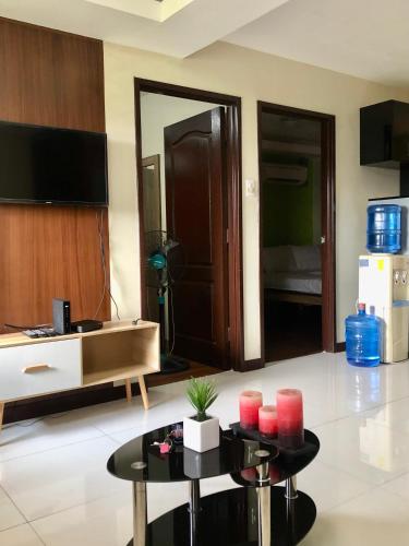 Η κουζίνα ή μικρή κουζίνα στο Ecowest Condo beside SM Mall