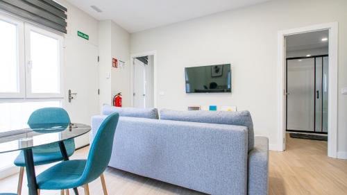Madrid Confort urbano 1 dormitorio AC WIFI Cocina