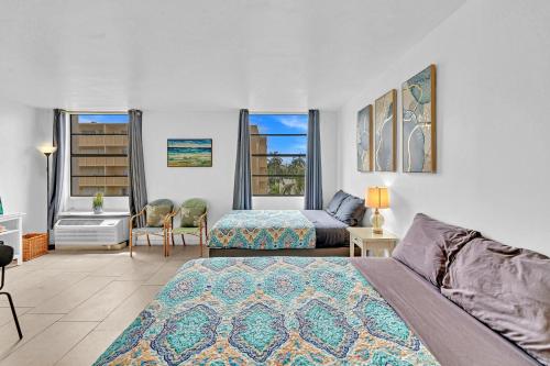 Posezení v ubytování Lovely apartment in the heart of South Beach