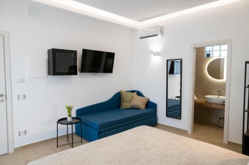 Postel nebo postele na pokoji v ubytování A casa di grumy