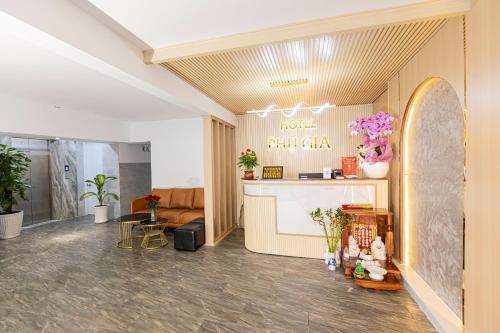 Kuchyň nebo kuchyňský kout v ubytování Phú Gia Hotel 99 Đường D1, KDC Him Lam, Tân Hưng, Quận7