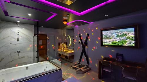 Phòng tắm tại Motel Zurich 3