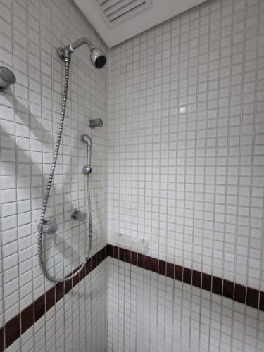 Ванная комната в Flat confortável com Varanda - Santana Gold