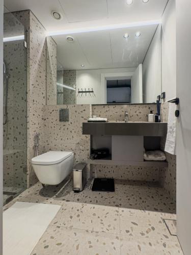 Salle de bains dans l'établissement La Clarté