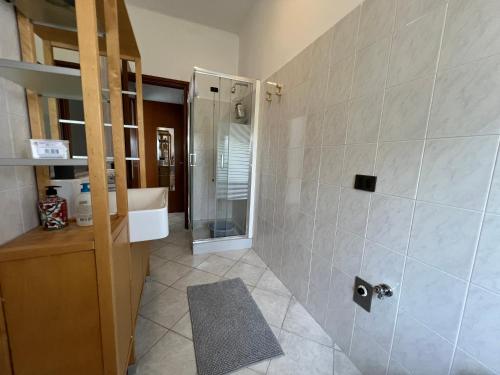 Koupelna v ubytování O&R Home Crema