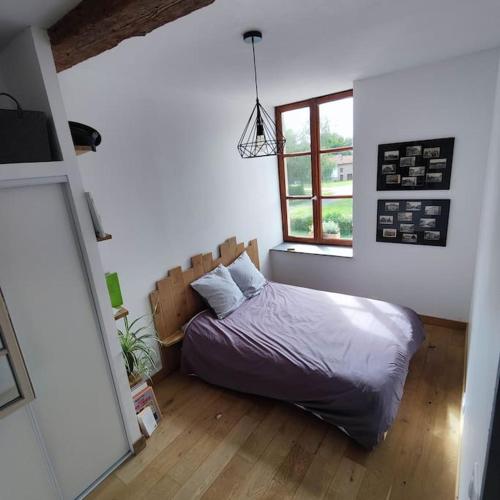 Ένα ή περισσότερα κρεβάτια σε δωμάτιο στο Appartement 45 m