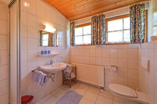 Koupelna v ubytování Ferienwohnung Hentschel in Tauplitz
