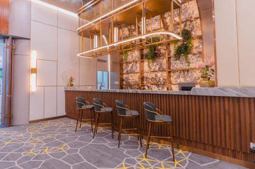 Ruang duduk di Won Majestic Hotel Cambodia