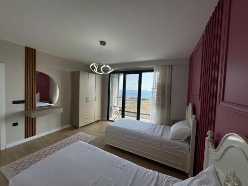 Postel nebo postele na pokoji v ubytování Cozy Villa in Silivri