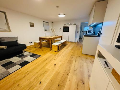 Kuchyň nebo kuchyňský kout v ubytování Ferien- und Business Apartment