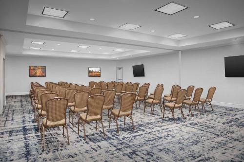 a large room with a bunch of chairs in it at Homewood Suites by Hilton Irving-DFW Airport in Irving