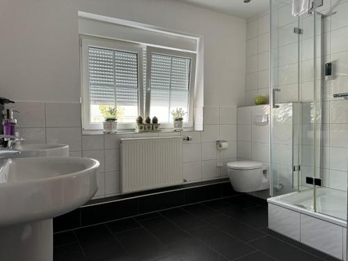 Koupelna v ubytování Hotel SchlossStuben