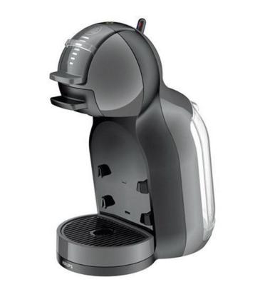 a black and silver coffee maker on a white background at Bamboo Guest House in Águeda