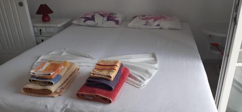 Cama o camas de una habitación en Haus Asterakia