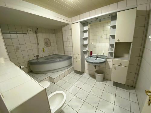 Hotel Mein Bergblickにあるバスルーム