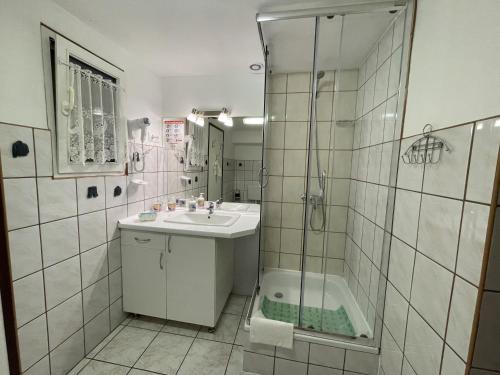 Kúpeľňa v ubytovaní Zagroda Cztery Wiatry