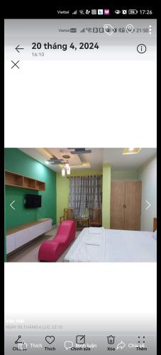 Postel nebo postele na pokoji v ubytování MOTEL WIN PHÁT