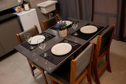 Η κουζίνα ή μικρή κουζίνα στο Loft Encantador Centro