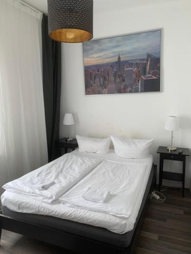 Ένα ή περισσότερα κρεβάτια σε δωμάτιο στο Hotel Bee Fang