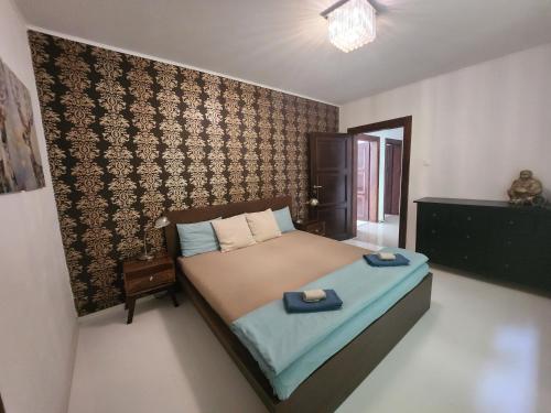 Postel nebo postele na pokoji v ubytování Apartmán Julie
