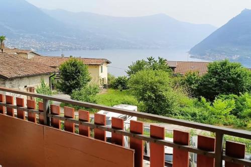 a view from the balcony of a house at Lago di Sole X 6 Point Break in Marone