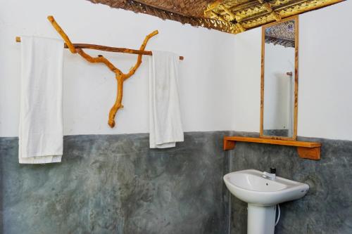 Koupelna v ubytování Rana Treehouse