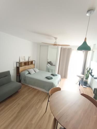 Katil atau katil-katil dalam bilik di Midori Estudio Minerva