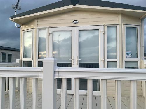 Μπαλκόνι ή βεράντα στο Static Caravan Saltcoats Ayrshire Scotland 3 bedroom balcony