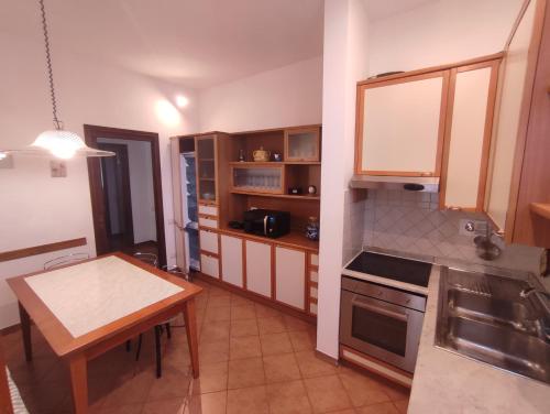 Kuchyň nebo kuchyňský kout v ubytování quiet and comfortable house with easy parking