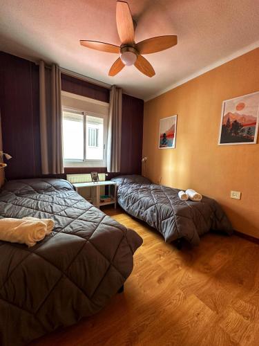 Katil atau katil-katil dalam bilik di Cal Boix Apartamento