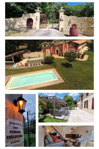 DOMAINE DES PIERRES PRECIEUSES - Demeure de Charme - Grand Standing - 15 pers - Spa - Massages - Détente et Bien-être - 30' Bordeaux