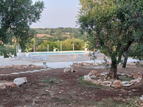 Bazén v ubytování Natura e relax La campagna di Nonna Maria nebo v jeho okolí