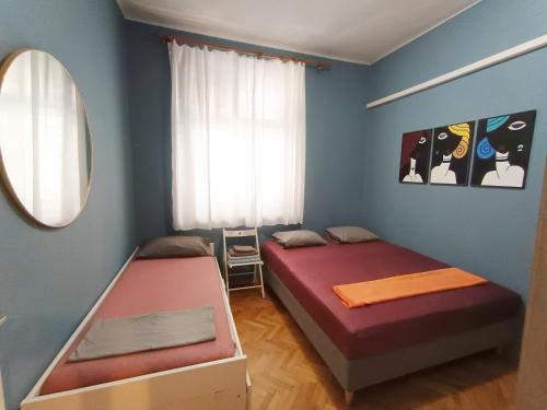 Ένα ή περισσότερα κρεβάτια σε δωμάτιο στο Apartment Sole Macula