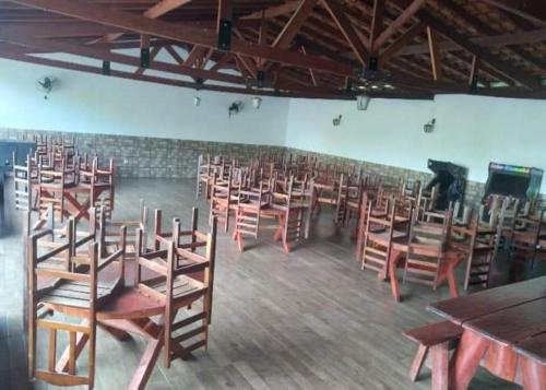 Restaurace v ubytování Chácara Recanto Uirapuru