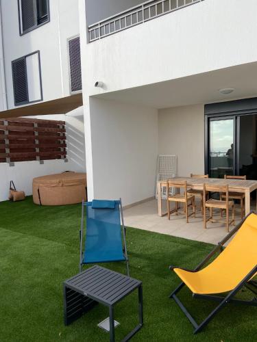 Patio nebo venkovní prostory v ubytování Hamélia