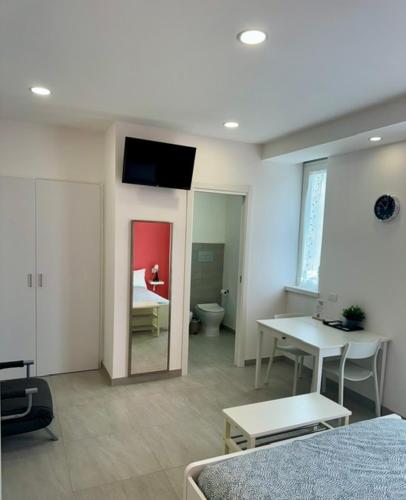 TV a/nebo společenská místnost v ubytování Central Sicily Rooms