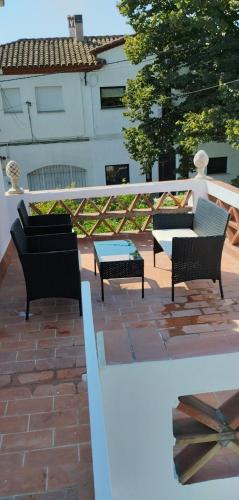 Balkón nebo terasa v ubytování Casa céntrica en Girona